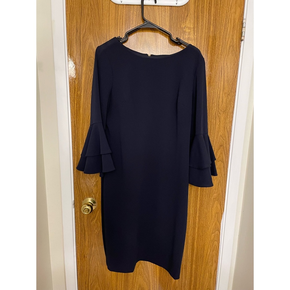 Calvin Klein Navy Midi Dress